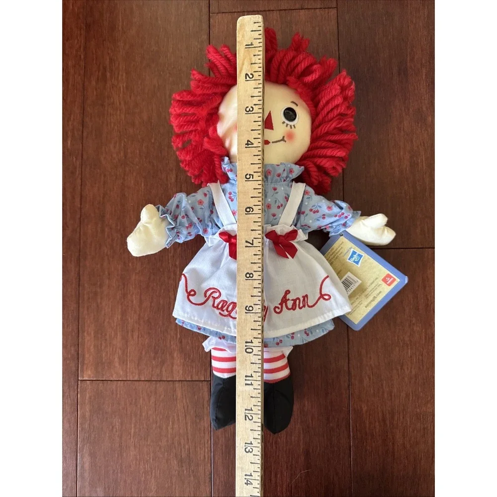 Aurora World Raggedy Ann Classic Rag Doll Cloth Plush #15411 LIKENew 12